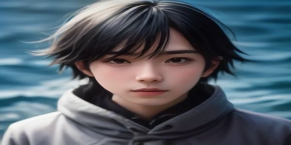 一位大学生在宿舍用笔记本浏览摸摸漫画平台，屏幕上显示少年漫画推荐列表，桌上摆着漫画周边手办